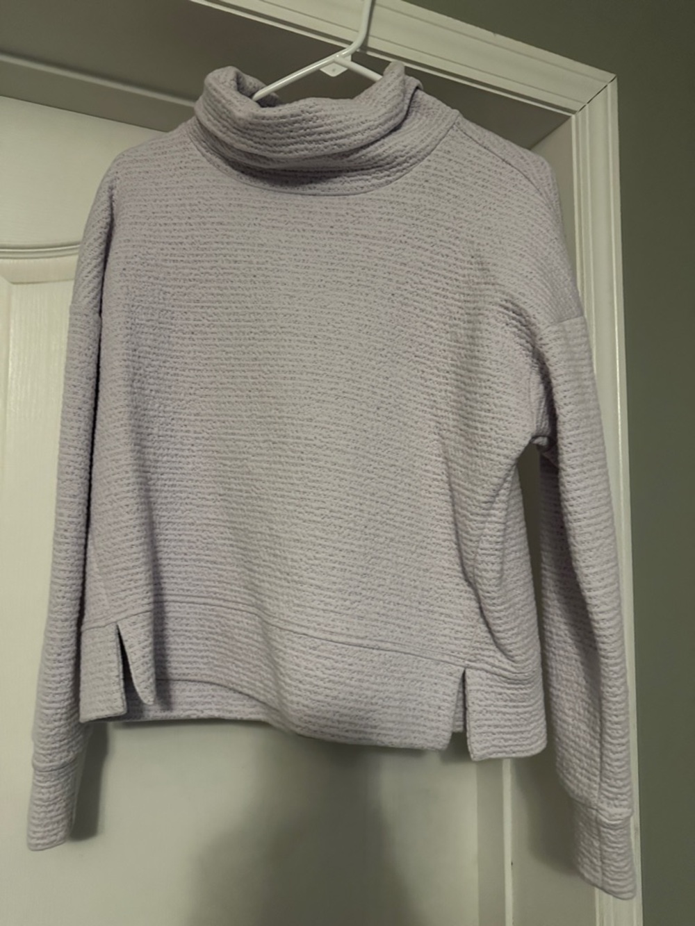 CALIA by Carrie Underwood Light Lavender Turtleneck Sweater